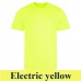 JC001 COOL T - Unisex környakú póló szublimáláshoz electric yellow
